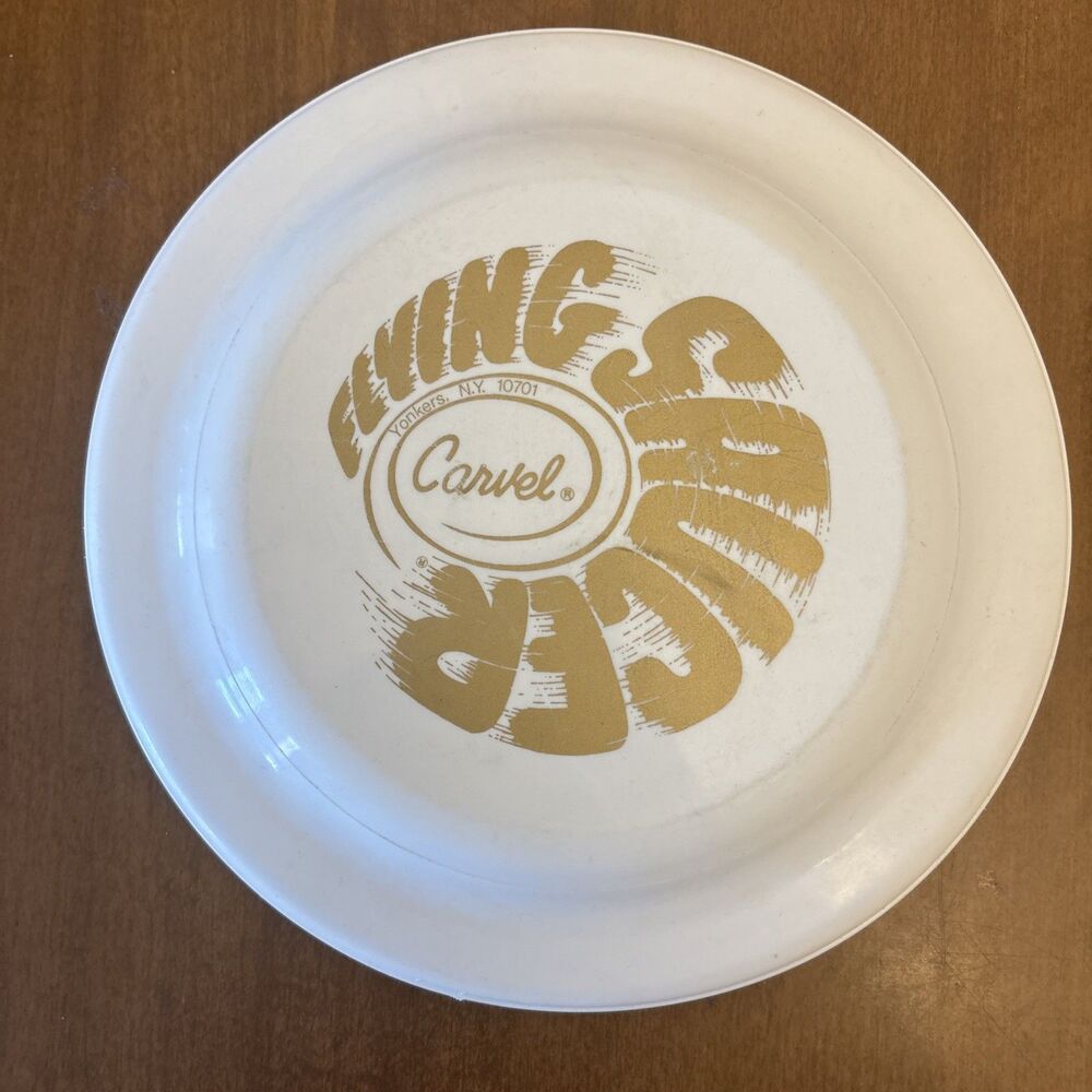 Vintage 1984 Carvel Ice Cream Yonkers NY Flying Saucer Frisbee